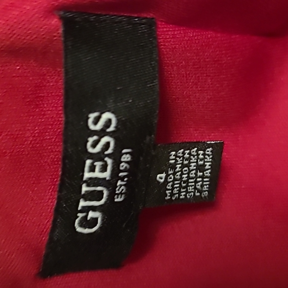 Guess Size 4 Red Lace Dress - Picture 8 of 10